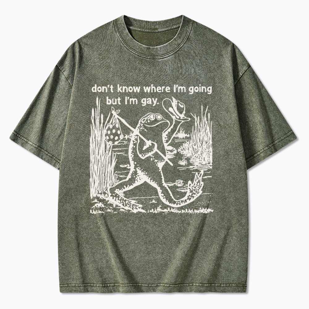 Queer Graphic Washed T-Shirts