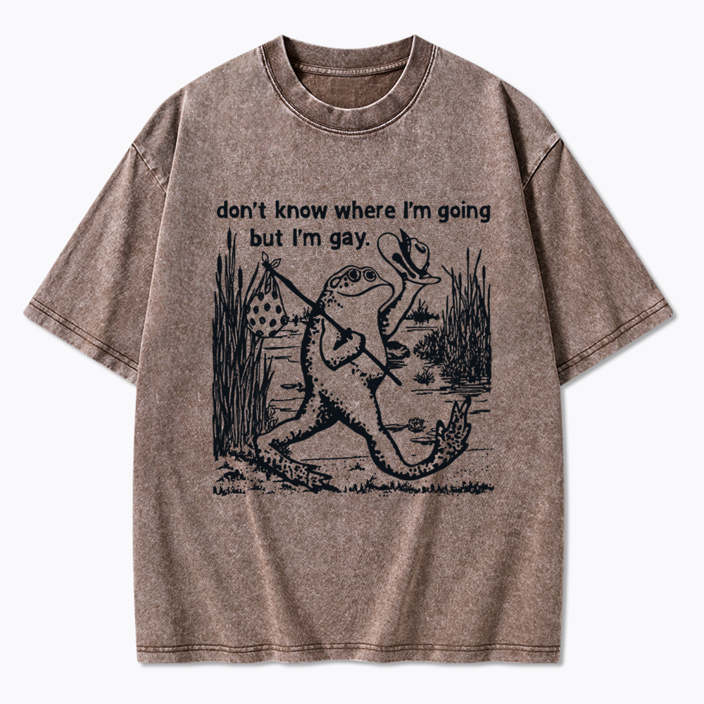 Queer Graphic Washed T-Shirts
