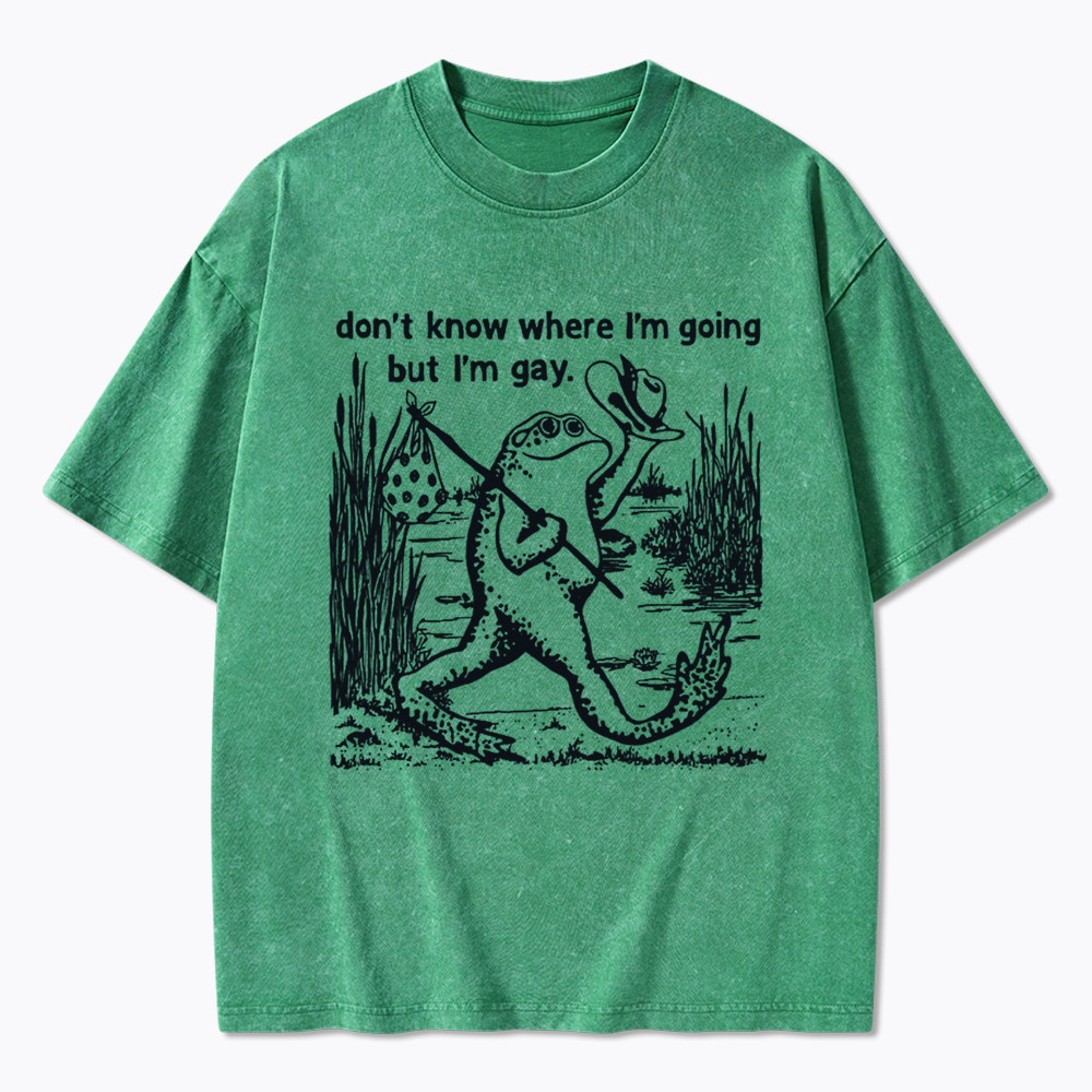 Queer Graphic Washed T-Shirts