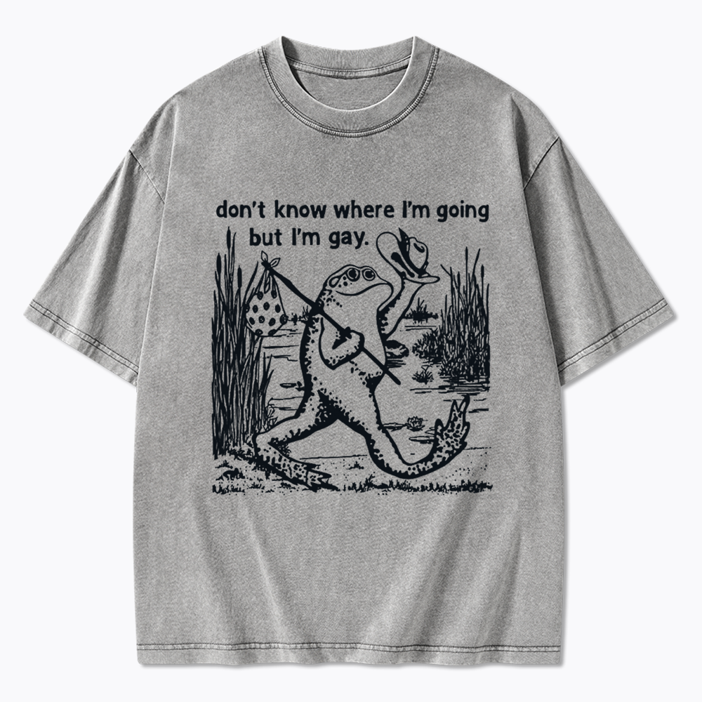 Queer Graphic Washed T-Shirts