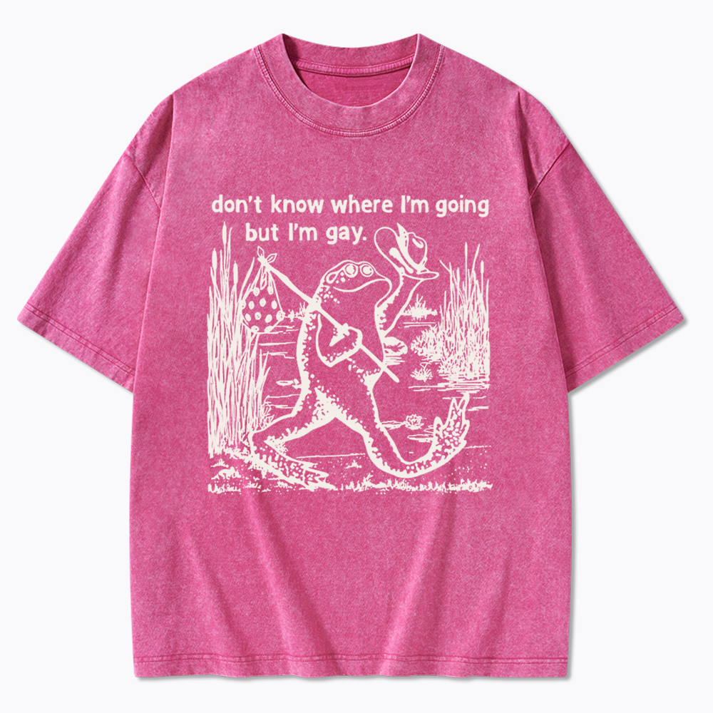 Queer Graphic Washed T-Shirts