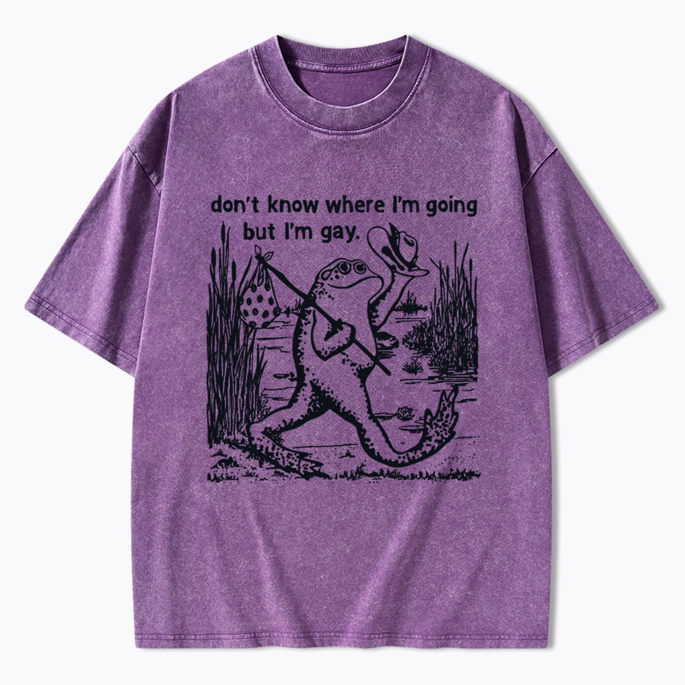 Queer Graphic Washed T-Shirts