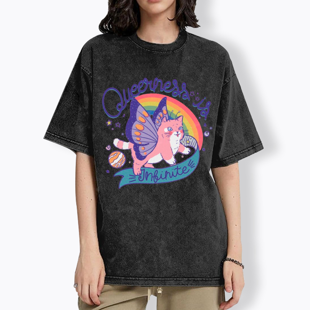 Queer Pride Washed T-Shirt