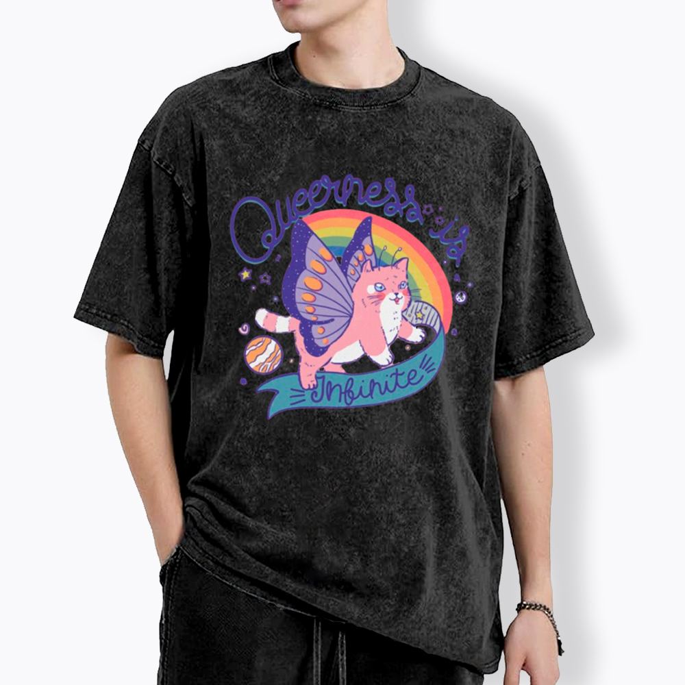Queer Pride Washed T-Shirt
