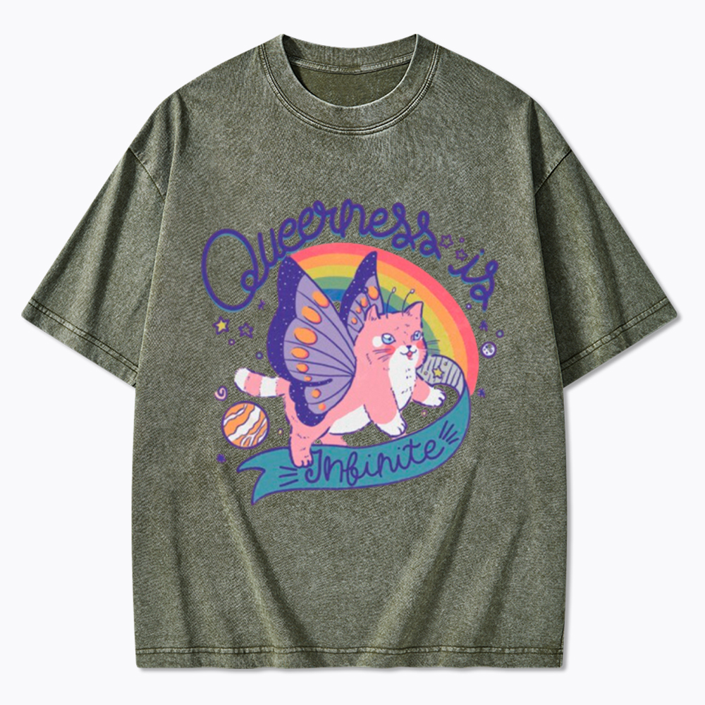 Queer Pride Washed T-Shirt