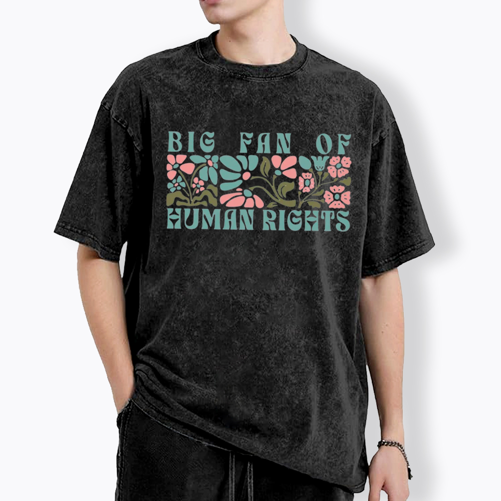 Boho Human Rights Washed T-Shirt