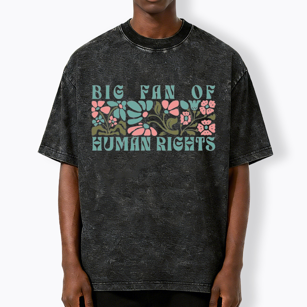 Boho Human Rights Washed T-Shirt