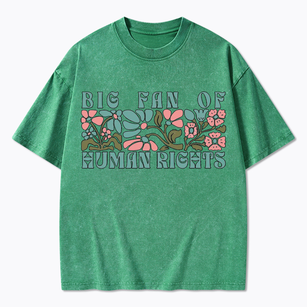 Boho Human Rights Washed T-Shirt