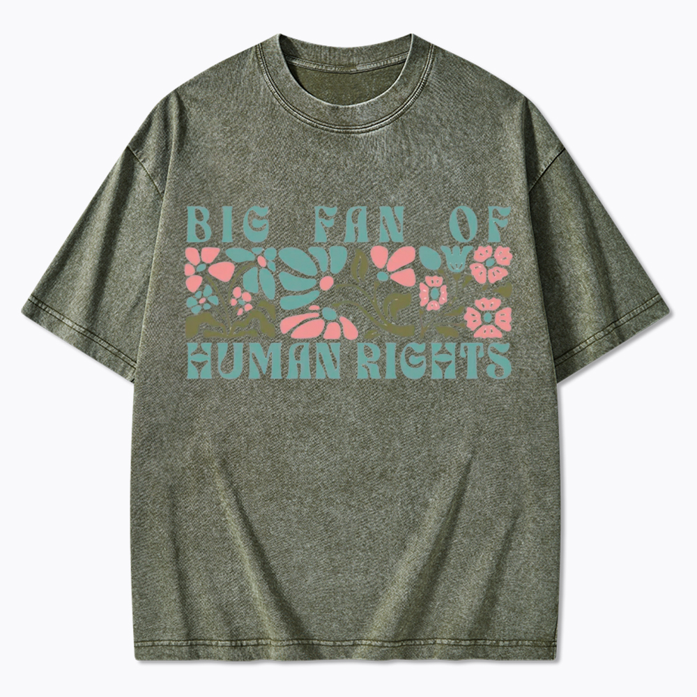 Boho Human Rights Washed T-Shirt