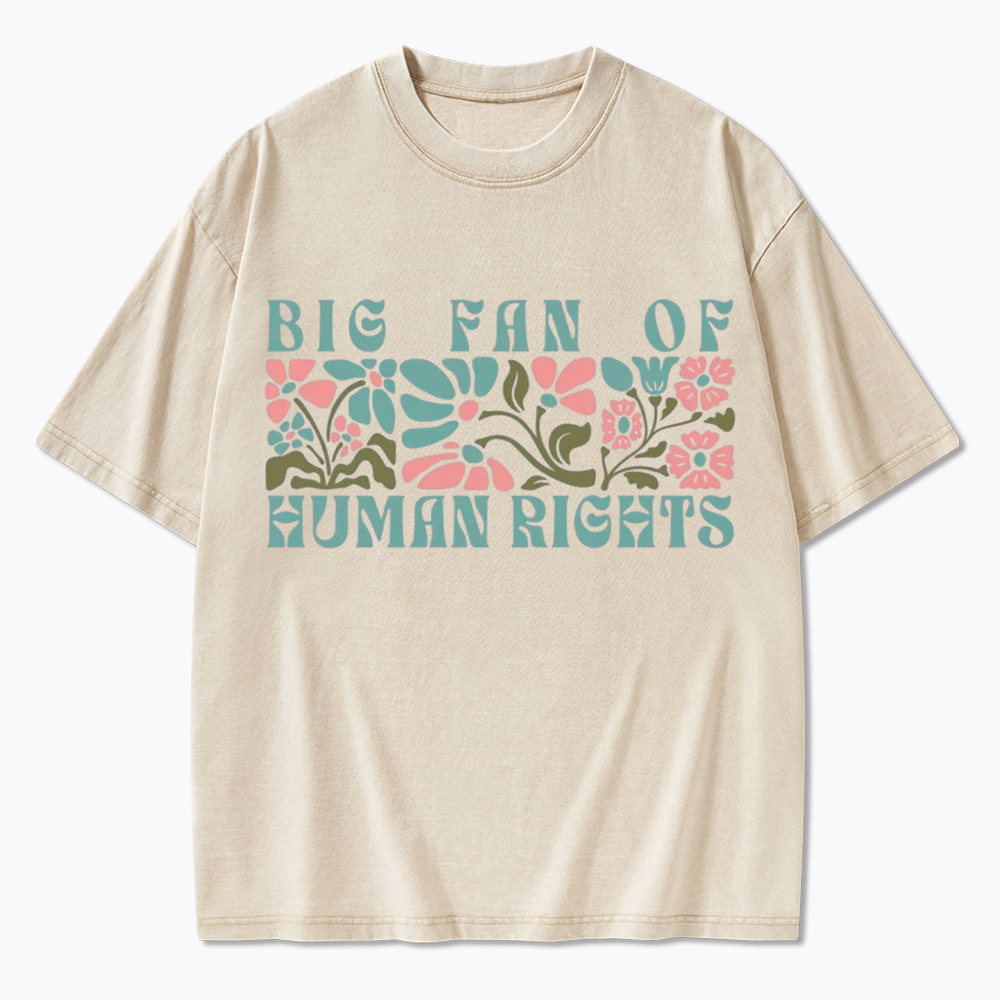 Boho Human Rights Washed T-Shirt