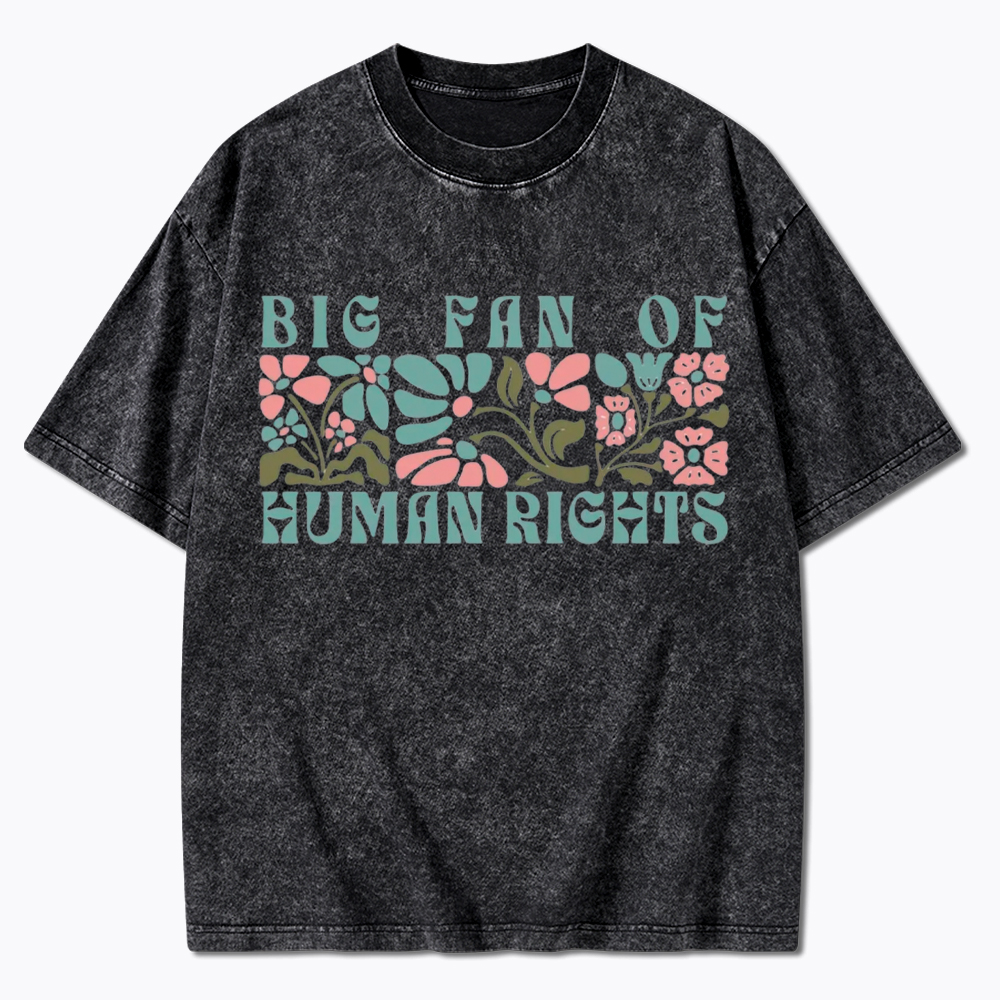 Boho Human Rights Washed T-Shirt
