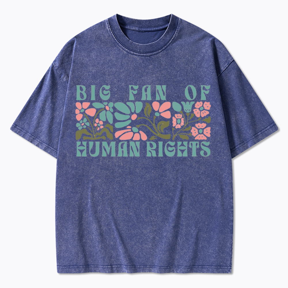 Boho Human Rights Washed T-Shirt