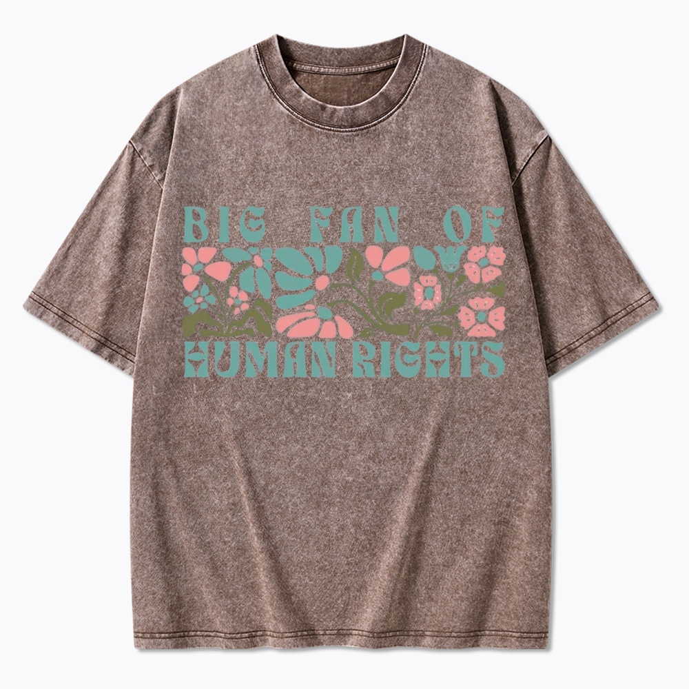 Boho Human Rights Washed T-Shirt