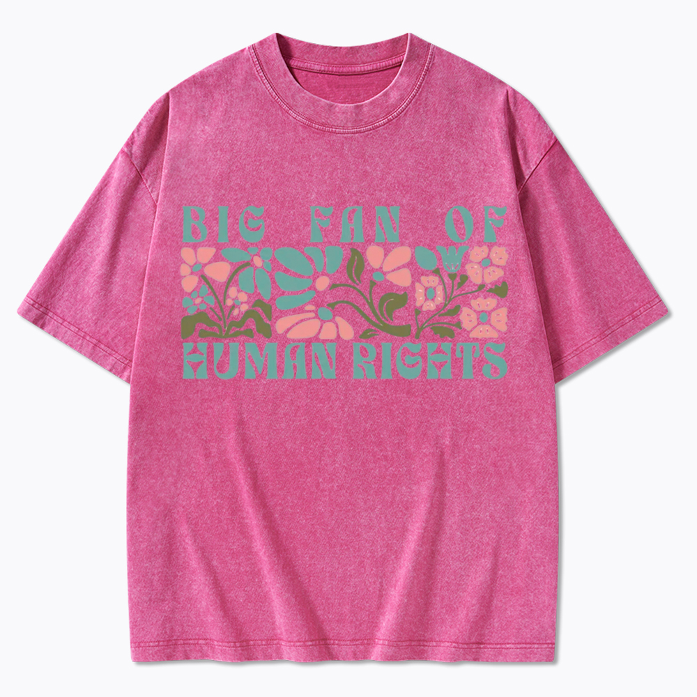 Boho Human Rights Washed T-Shirt