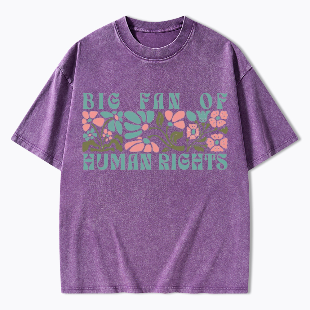 Boho Human Rights Washed T-Shirt