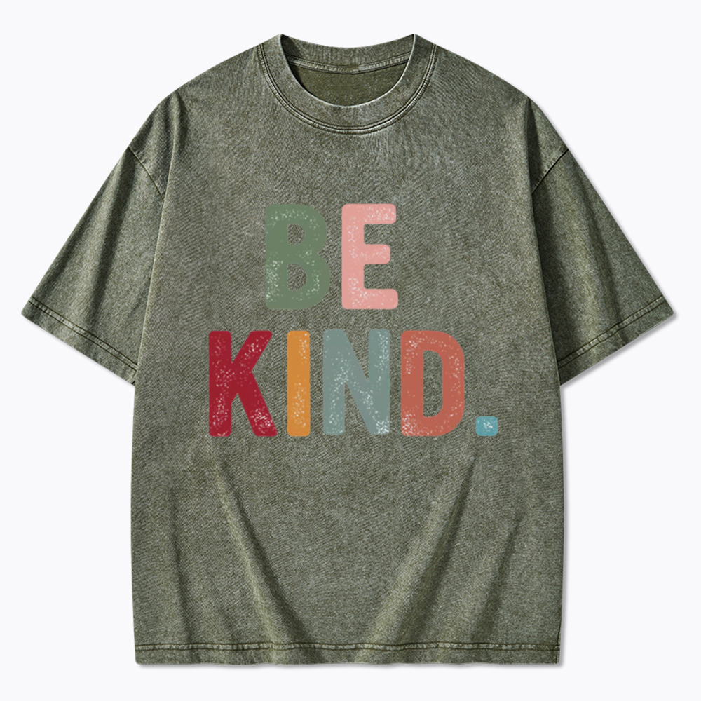 Be Kind Vintage Washed T-Shirt
