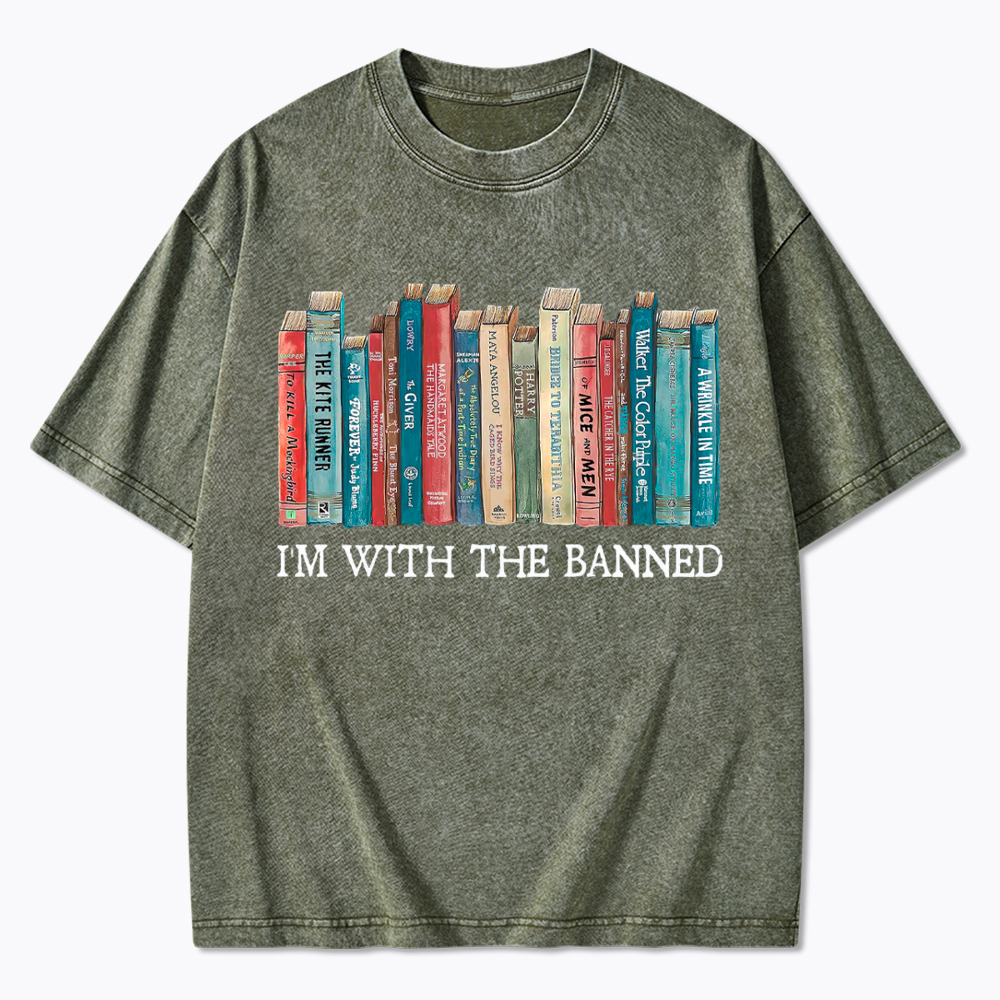 I'm With the Banned Washed T-Shirt