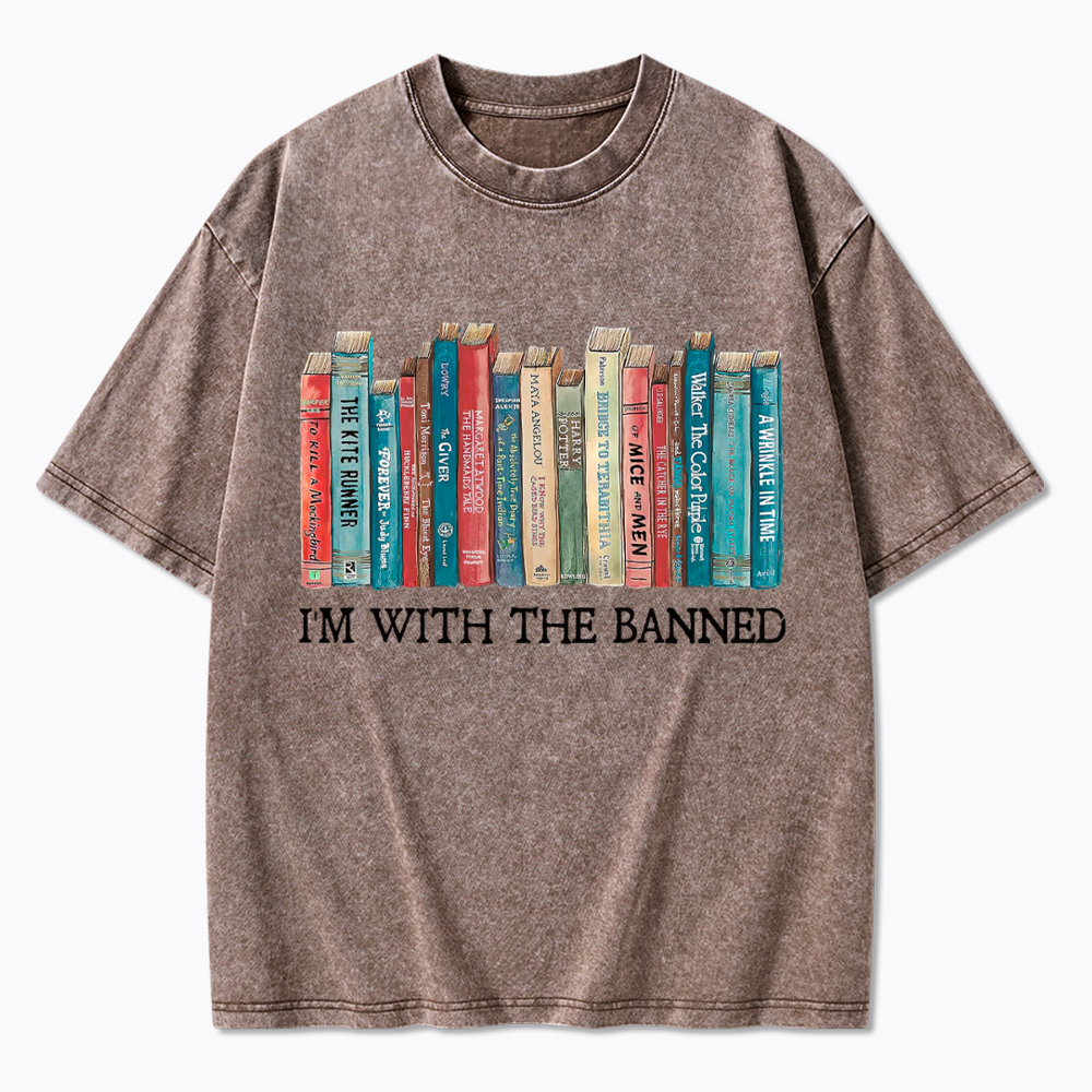 I'm With the Banned Washed T-Shirt