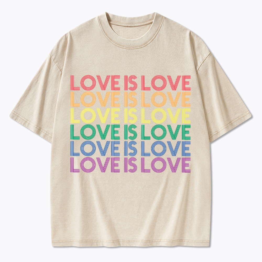 Love is Love Kindness Washed T-Shirt