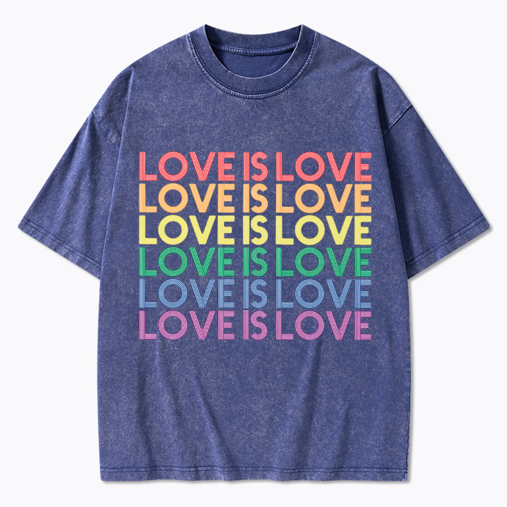 Love is Love Kindness Washed T-Shirt