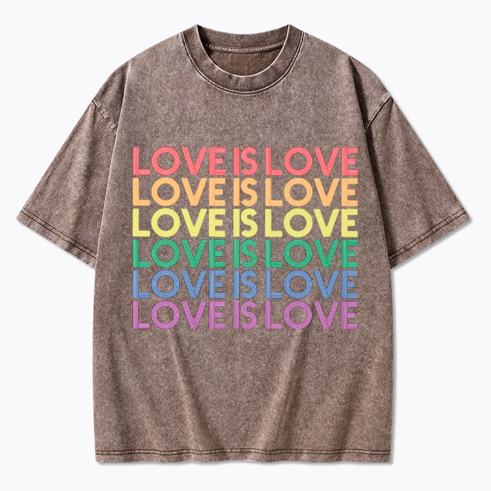 Love is Love Kindness Washed T-Shirt