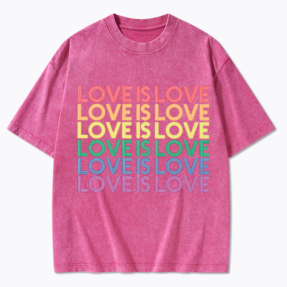 Love is Love Kindness Washed T-Shirt