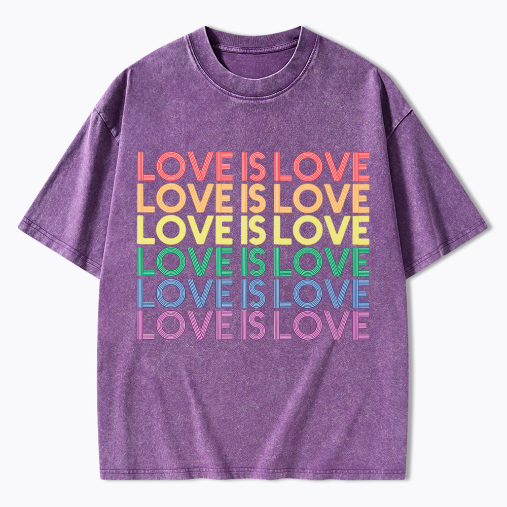 Love is Love Kindness Washed T-Shirt