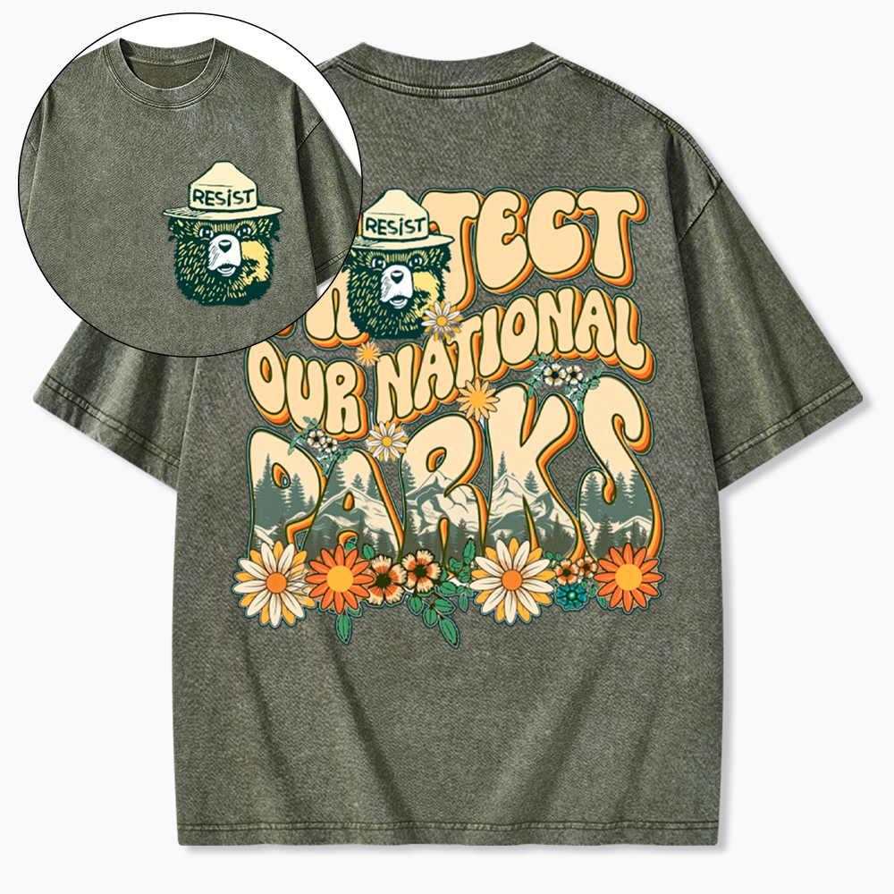Protect Our National Parks Washed T-Shirt