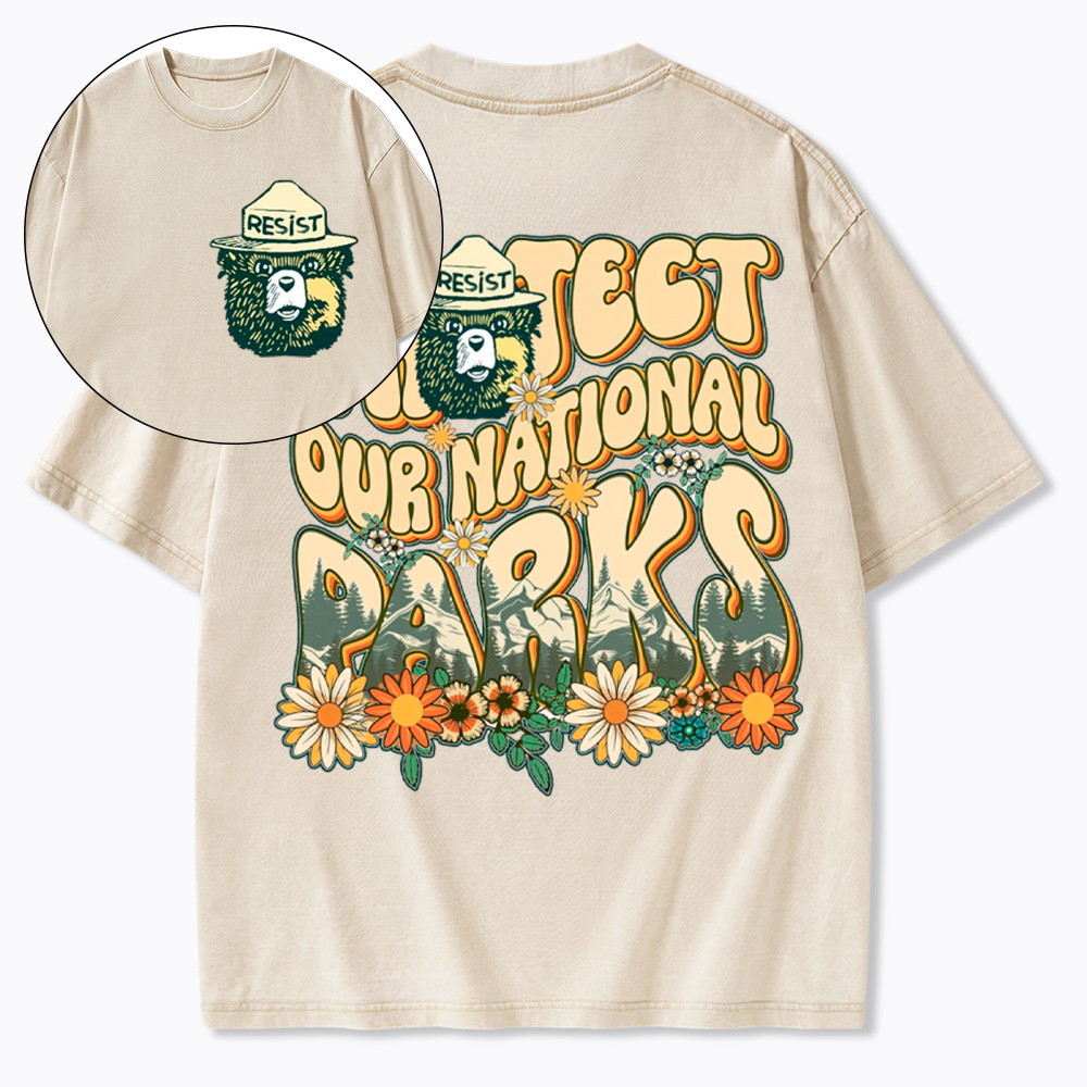 Protect Our National Parks Washed T-Shirt
