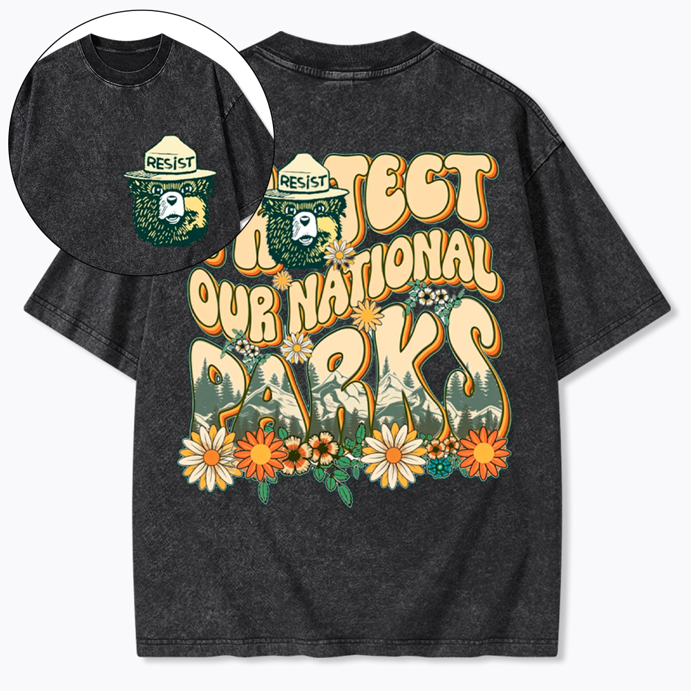 Protect Our National Parks Washed T-Shirt