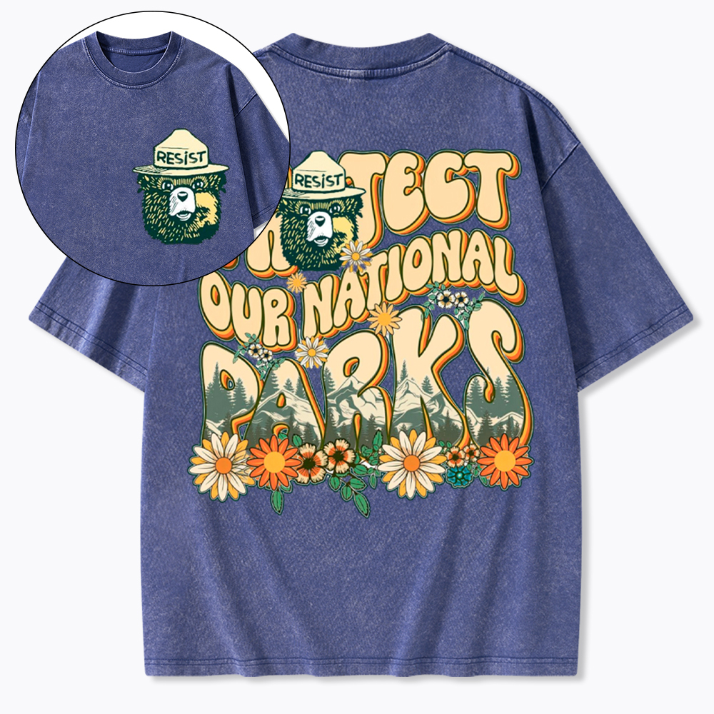 Protect Our National Parks Washed T-Shirt