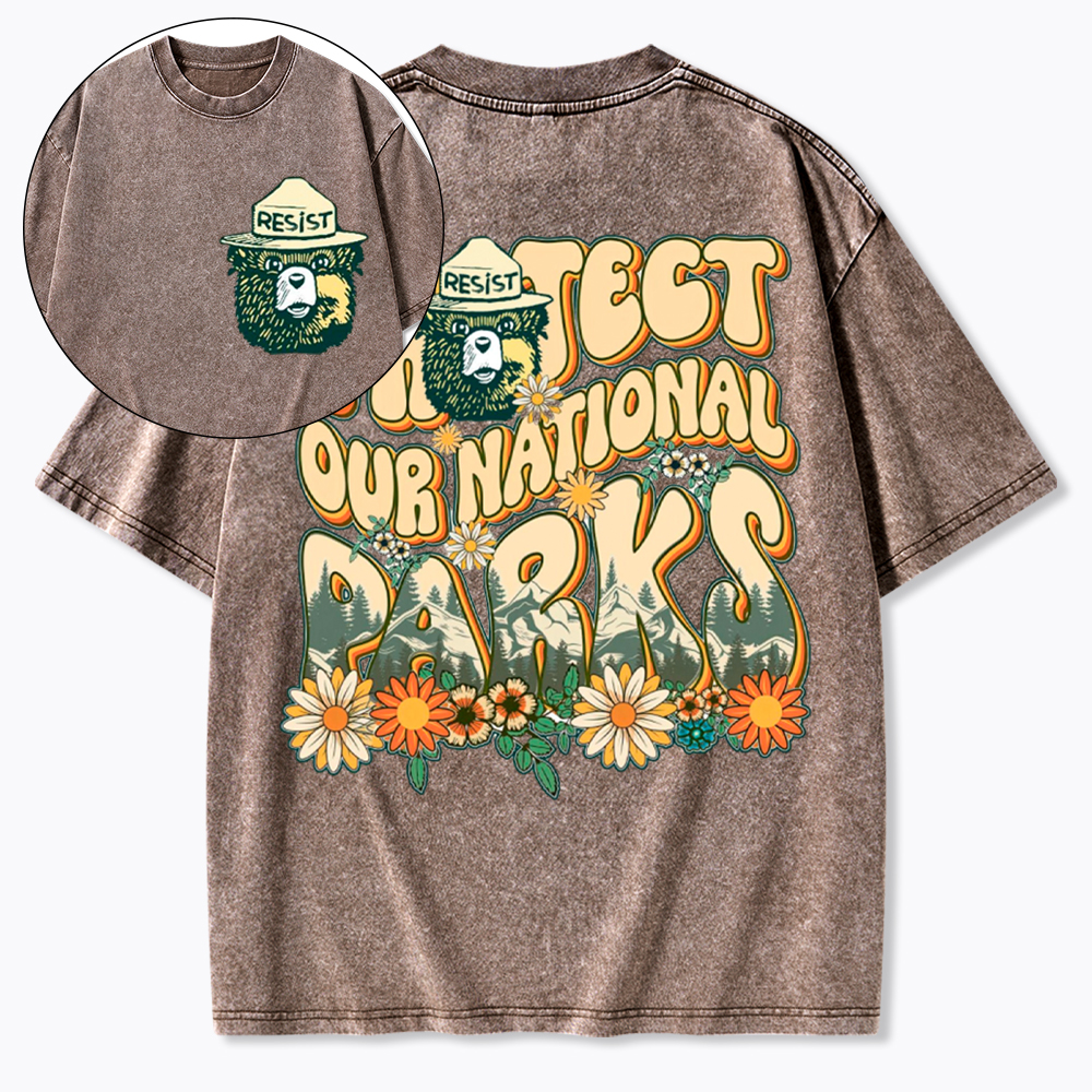 Protect Our National Parks Washed T-Shirt