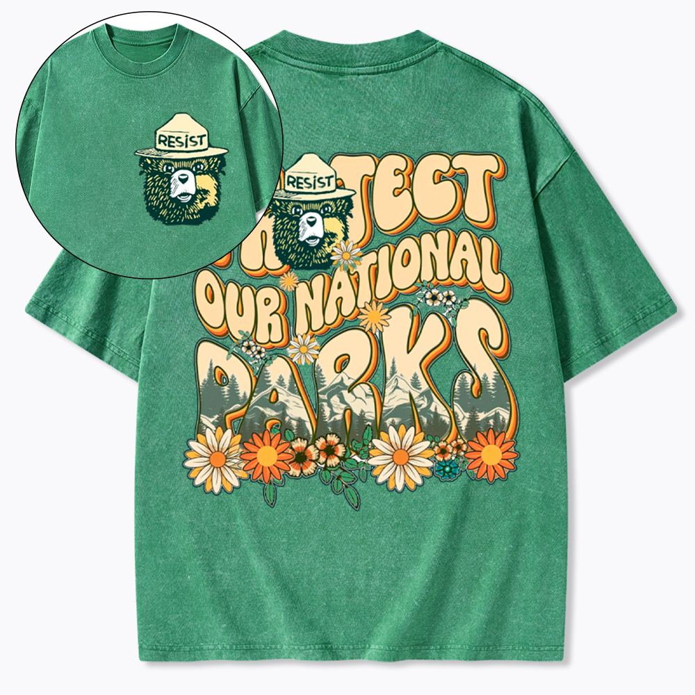 Protect Our National Parks Washed T-Shirt