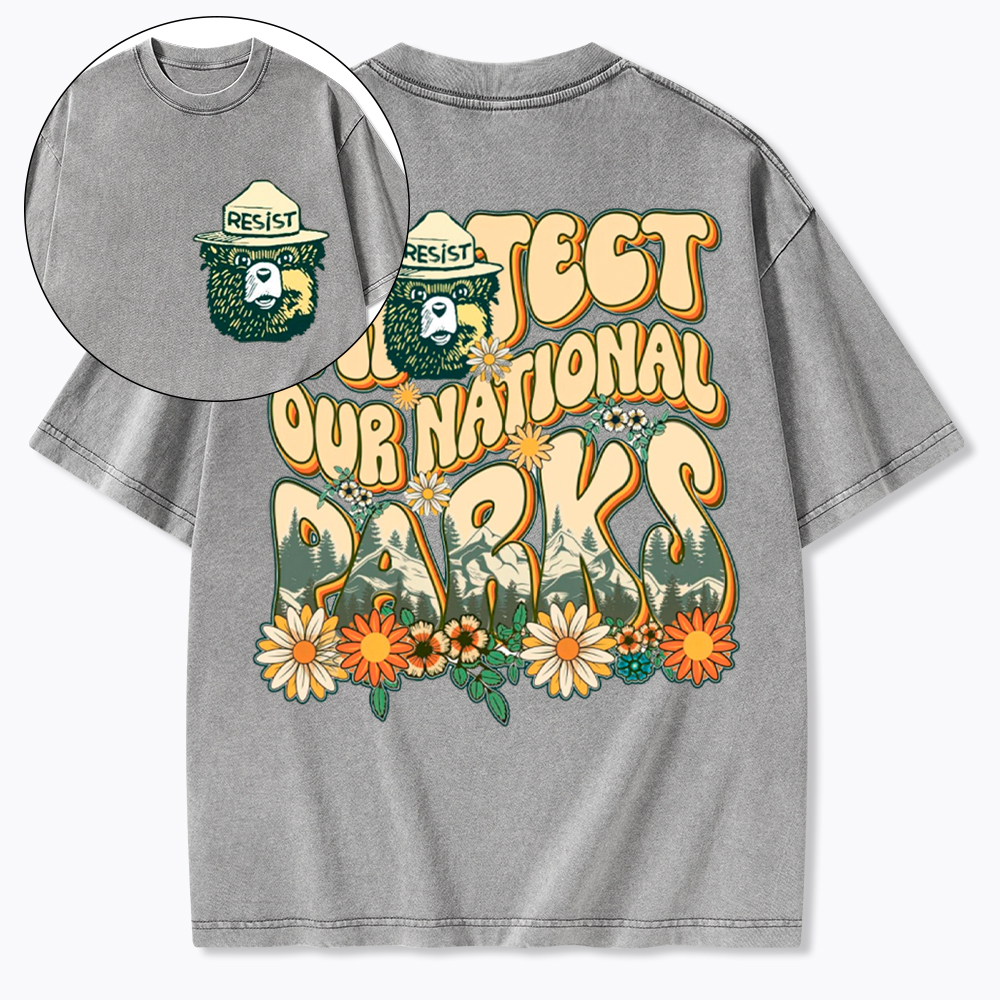 Protect Our National Parks Washed T-Shirt