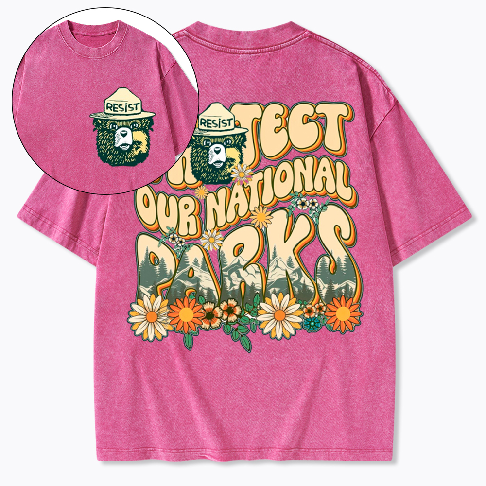 Protect Our National Parks Washed T-Shirt