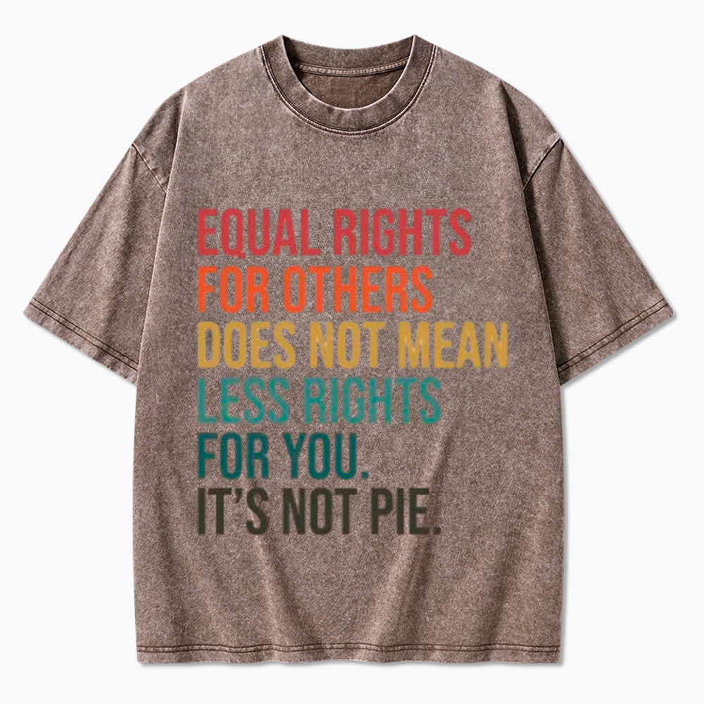 Equal Rights for Others Does Not Mean Less Rights for You Washed T-Shirt