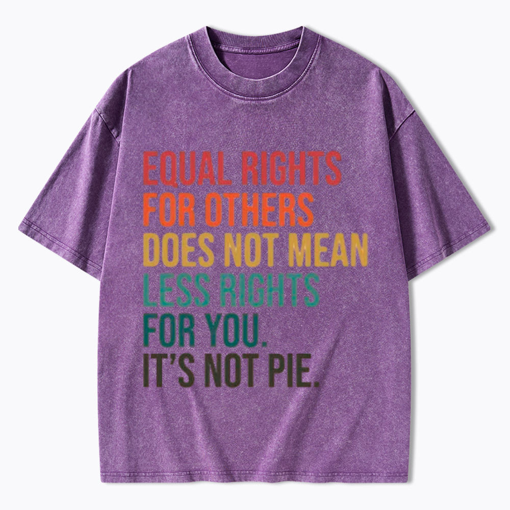 Equal Rights for Others Does Not Mean Less Rights for You Washed T-Shirt