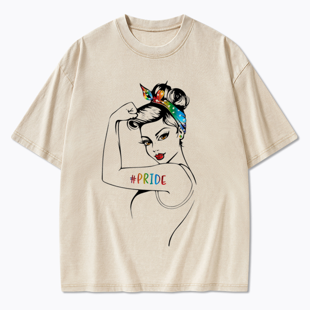 Rainbow Pride Washed T-Shirt