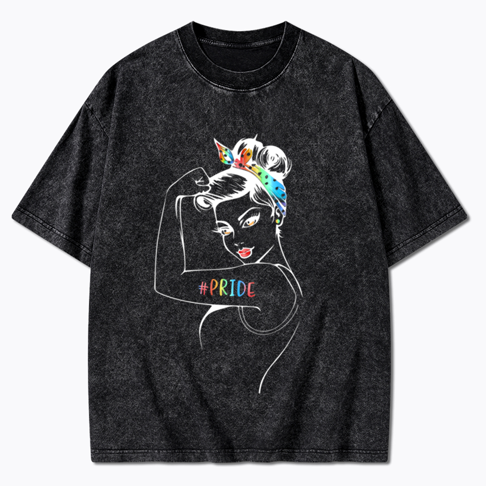Rainbow Pride Washed T-Shirt