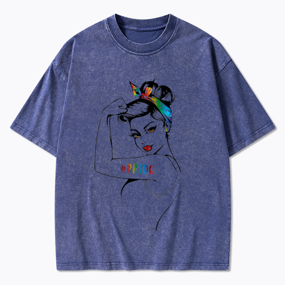 Rainbow Pride Washed T-Shirt