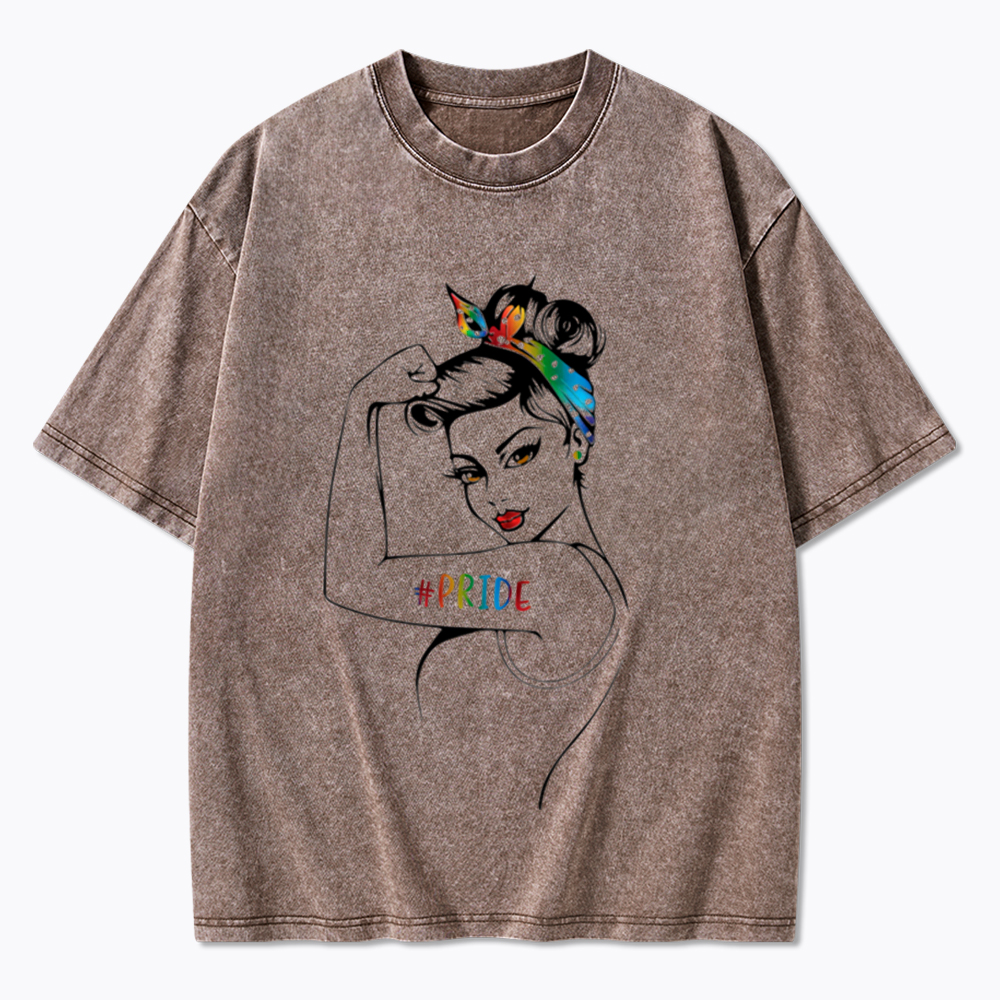 Rainbow Pride Washed T-Shirt