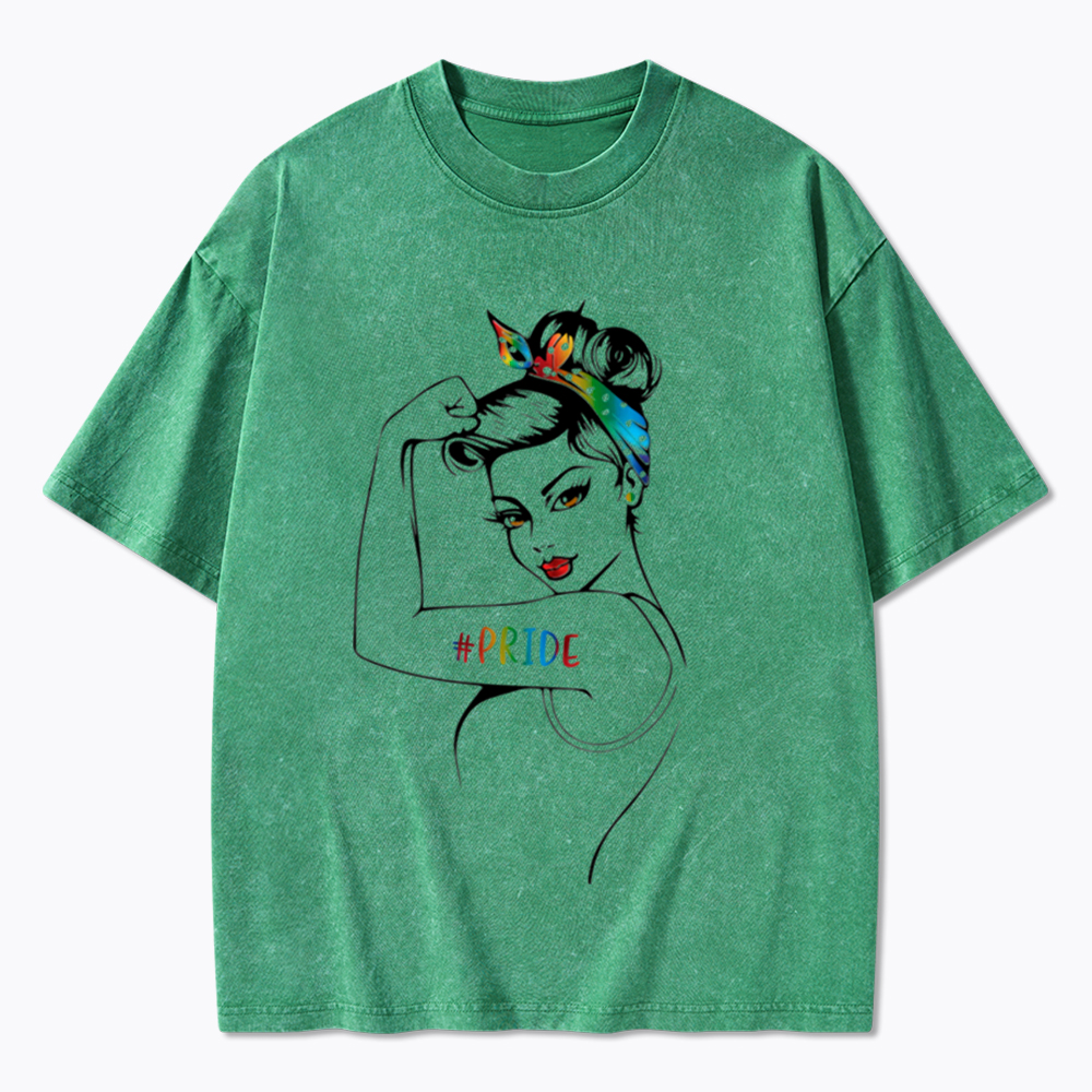 Rainbow Pride Washed T-Shirt