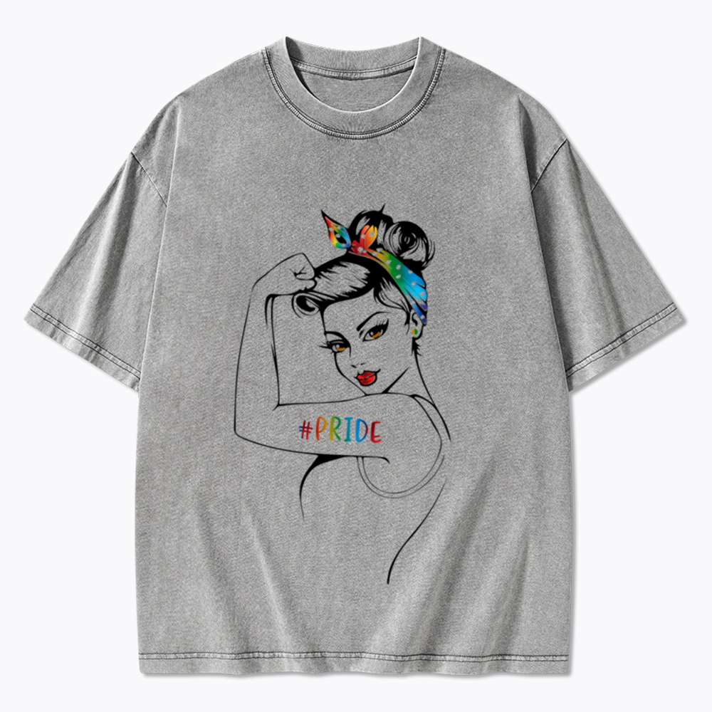 Rainbow Pride Washed T-Shirt