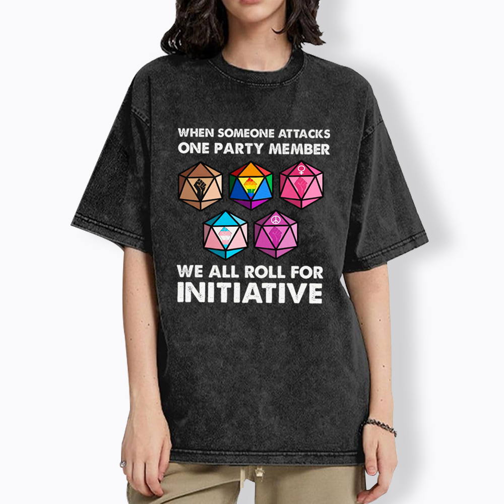 When Someone Attacks LGBT Pride Washed T-Shirt