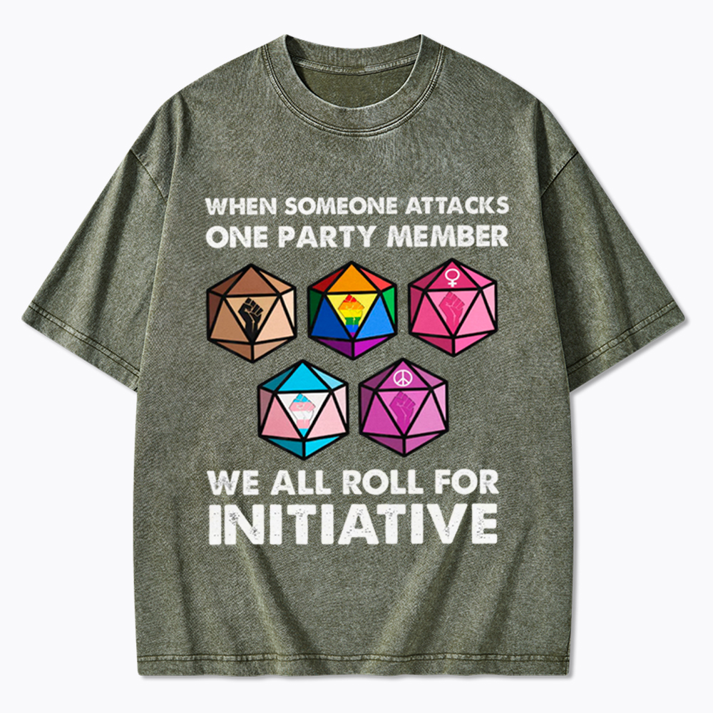 When Someone Attacks LGBT Pride Washed T-Shirt