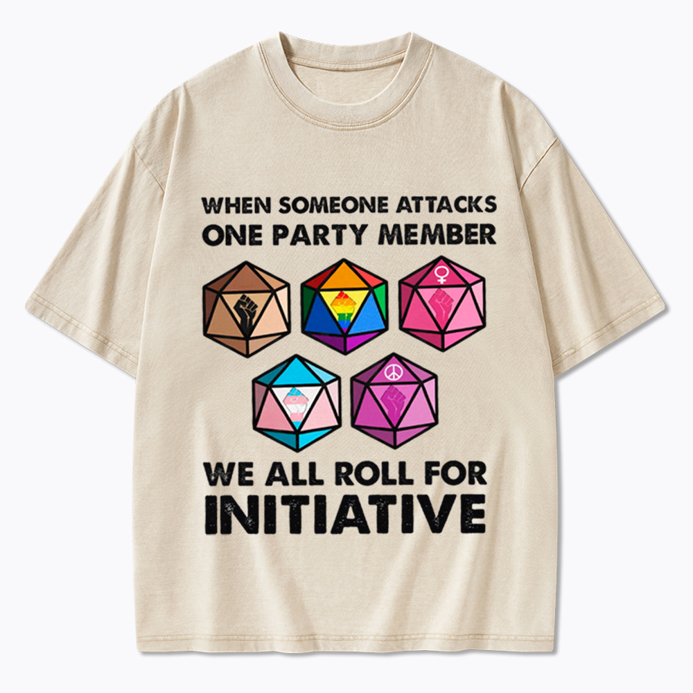 When Someone Attacks LGBT Pride Washed T-Shirt