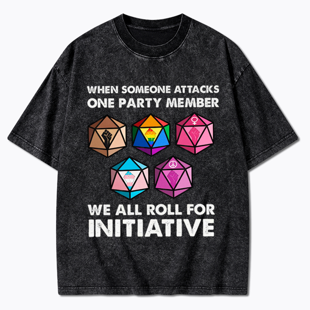 When Someone Attacks LGBT Pride Washed T-Shirt