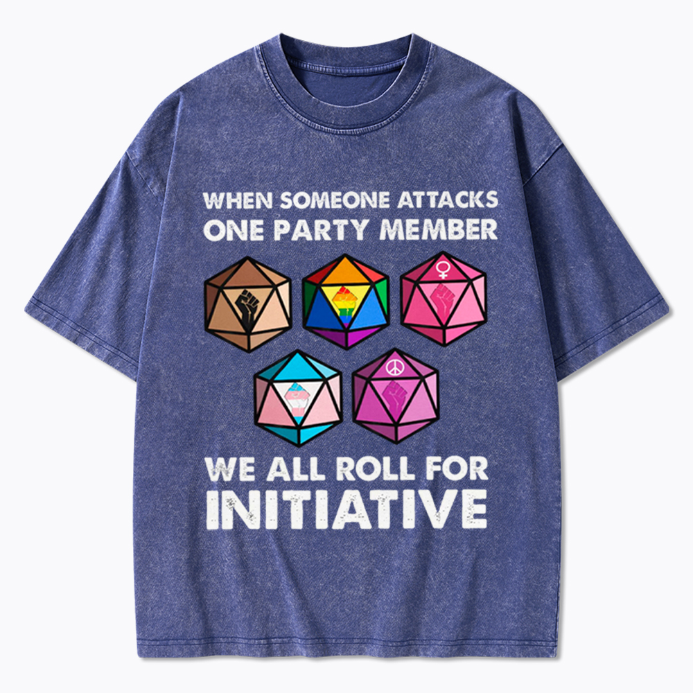 When Someone Attacks LGBT Pride Washed T-Shirt