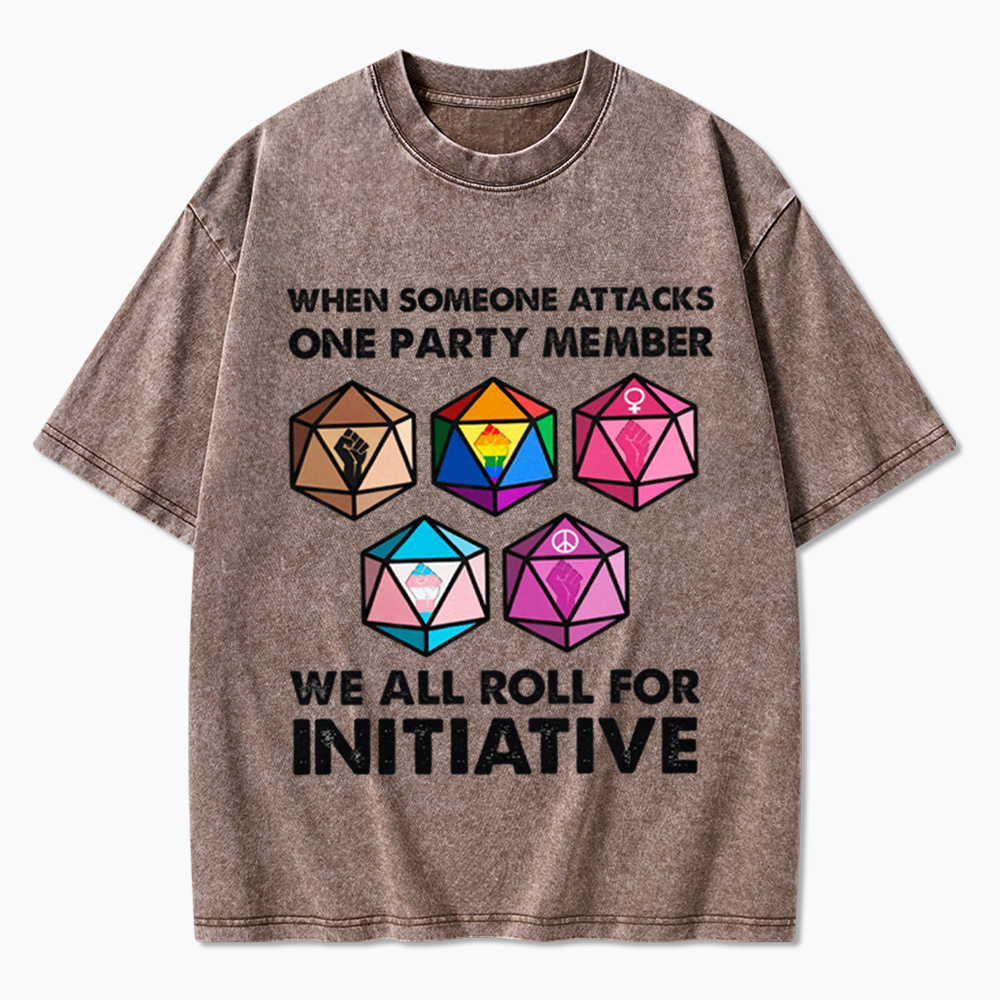 When Someone Attacks LGBT Pride Washed T-Shirt