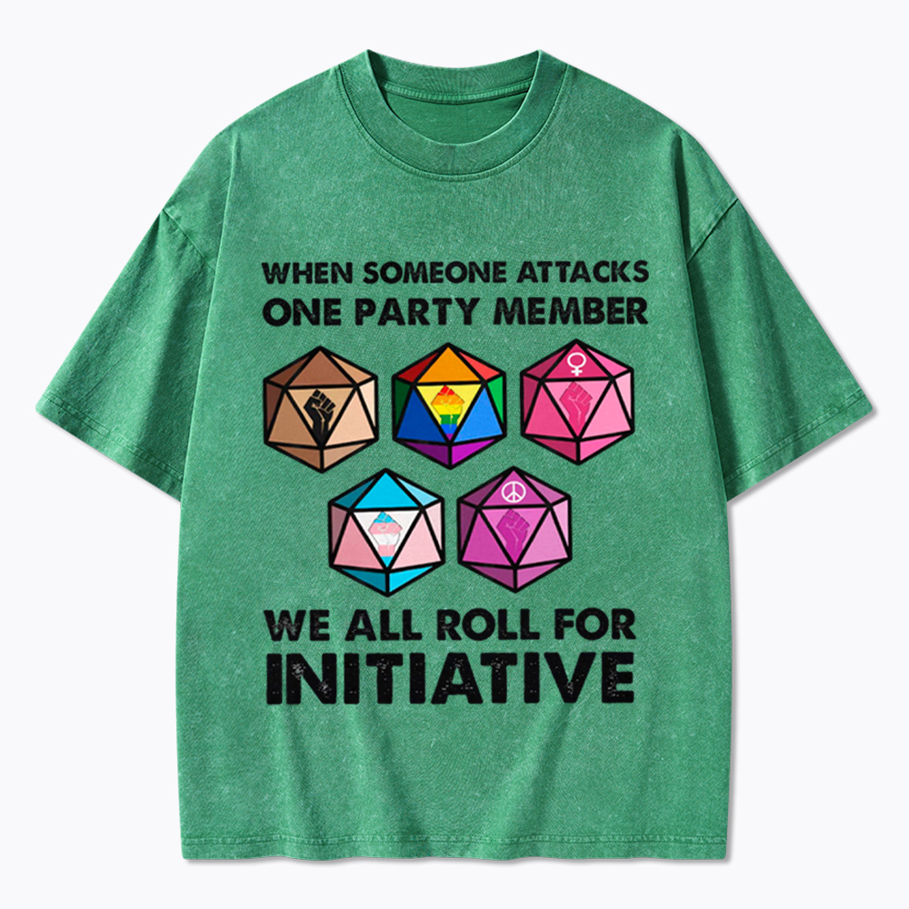 When Someone Attacks LGBT Pride Washed T-Shirt